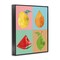 Stupell Industries Modern Pop Fruits Abstract Framed Giclee Wall Art Design by Carol Robinson